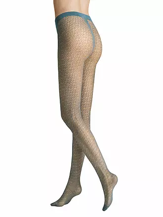 HUDSON | Modestrumpfhose FANCY NET 20 DEN schwarz | blau